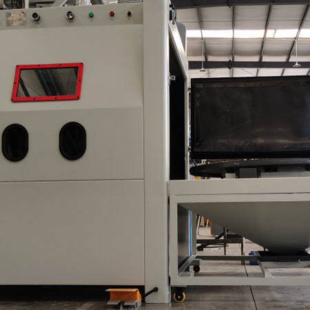 城口无尘喷砂机半自动模具喷砂机